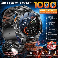 Montre Intelligente Militaire Tactique Outdoor 1000mAh Bluetooth Sport