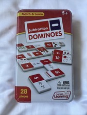 Match  Learn Subtraction Dominoes by Junior Learning New Sealed Box