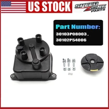 Distributor Cap & Rotor Ignition Kit For 1997-01 Honda CR-V CRV 2.0L LX EX SE