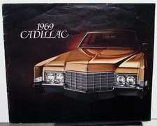 1969 Cadillac Fleetwood Eldorado Deville Convertible Calais Sales Brochure Orig 1969 Cadillac Fleetwood Eldorado Deville Convertible Calais Sales Brochure Orig