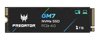 GM7 1TB SSD: M.2 2280 PCIe Gen 4 x4 NVMe 2.0, Read Speed Up to 7400 MB/s, Intern