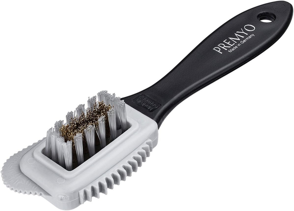 WildlederbüRste Mit Messing - SchuhbüRste Wildleder Pflege - Nubuk Lederpflege S-image