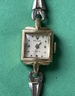 Vintage Solid 18k Gold Woman Rolex Precision Cocktail Watch Ref 8477 Not Working