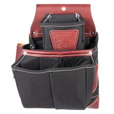 OxyLights Fastener Bag with Double Outer Bag - Black, Left Hand - 10 Pockets ...