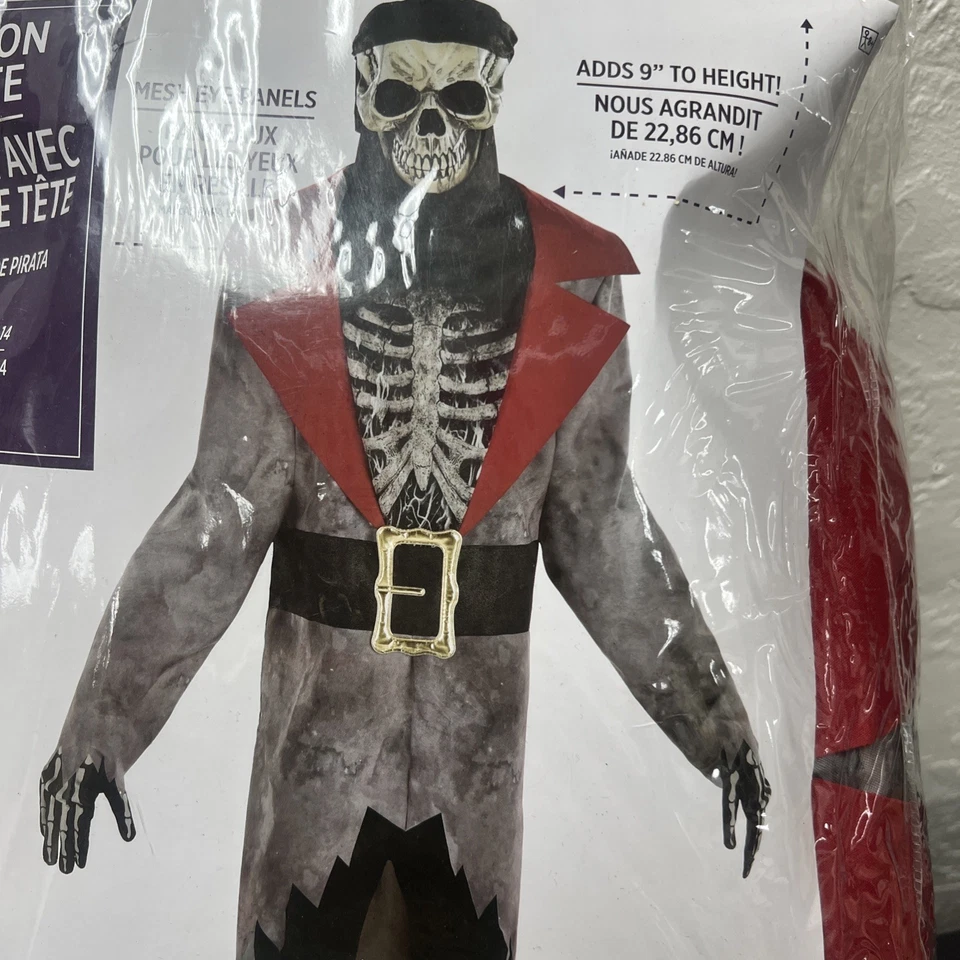 Иллюзия пират Хэллоуин костюм ребенка большой 12-14 новый Хэллоуин 2025 - Изображение 2 из 4