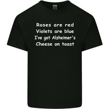 Alzheimers Cheese on Toast Funny Slogan Mens Light Cotton T-Shirt