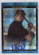 2002 Bowman Chrome X-Fractor Ryan Doumit #398 Auto 7eo