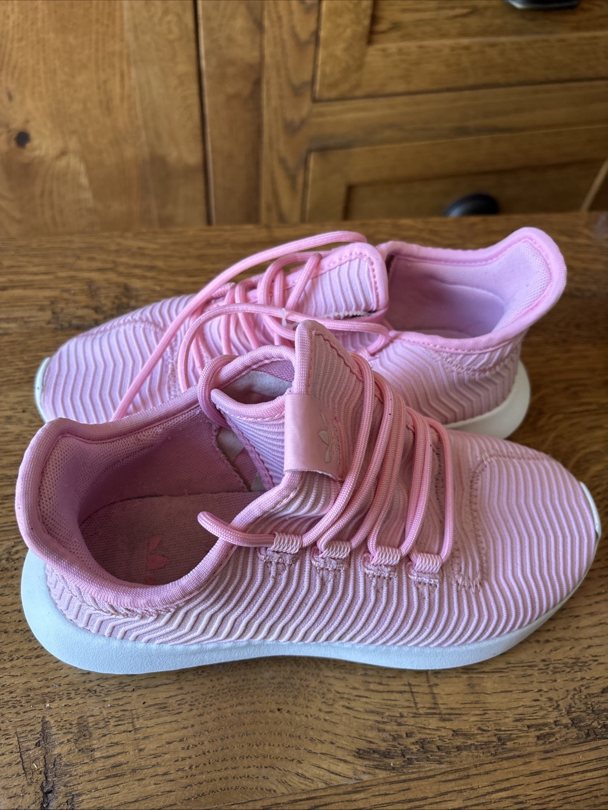 Adidas Tubular Kids Size 4.5 Running Shoes PYV 702001 Pink M