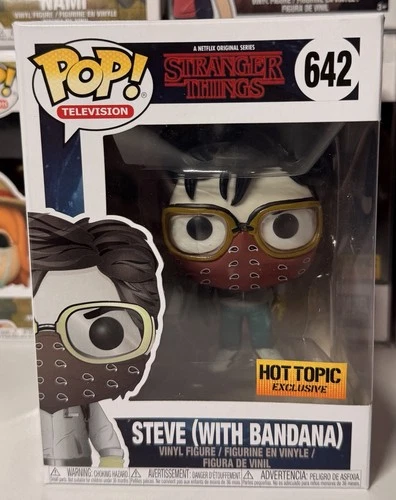 Funko Pop! Vinyl Stranger Things Steve (with Bandana) #642 Hot Topic Exclusive