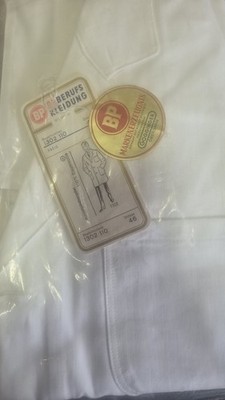 Vintage BP Arbeitsmantel 50er/60er J. Gr. 46 NEU OVP Deadstock   100% Baumwolle 