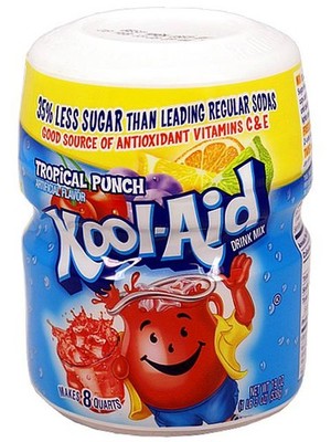 Kool Aid Barrel Tropical Punch, Sugar-Sweetend Drink Mix