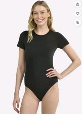 Women's Smoothing Bodysuit w/Short Sleeves,Time and Tru / Size SX/Free Shipping