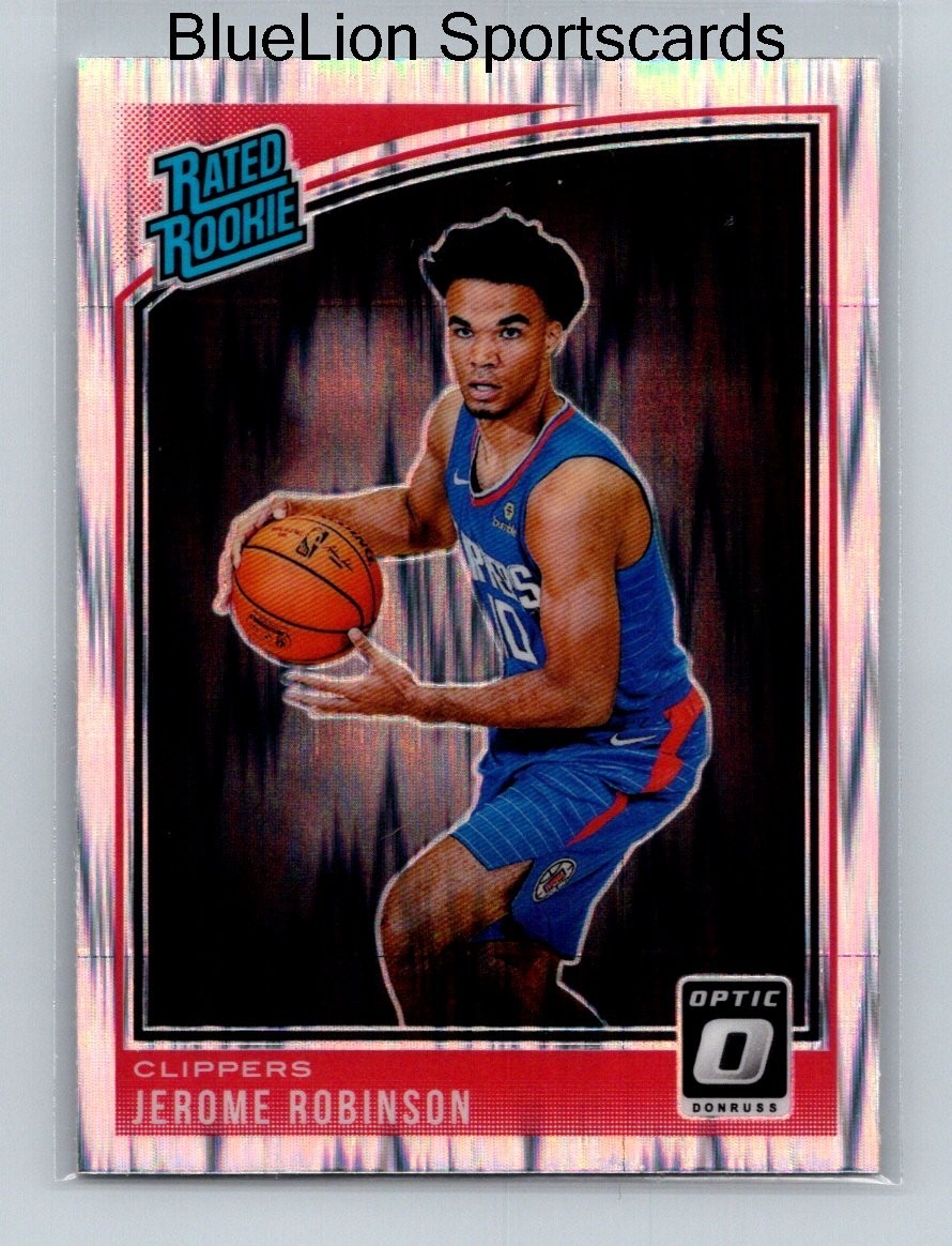2018-19 Donruss Optic Shock #152 Jerome Robinson RR Clippers