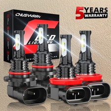 For Ford Fiesta 2011 2012 2013 Combo 9005 H11 LED Headlight High Low Beam