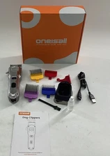Oneisall Dog Clippers For Grooming Thick Hair Professional Cordless Rechargeable