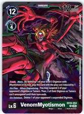 VenomMyotismon Rare Sinister Order Foil EX10-054 R NM