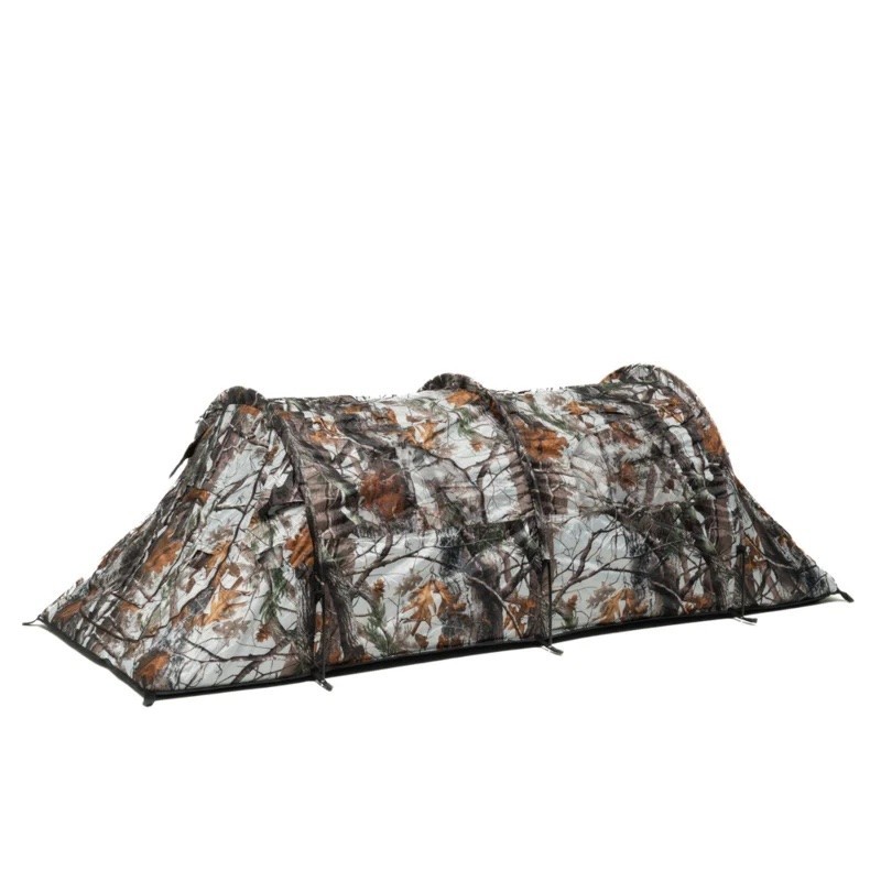 Tente d'affût Buteo Falco Snow Mark III pliable à motif camouflage blanc pour un photographe