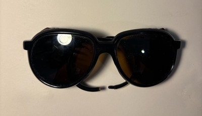 Vuarnet Skilynx Vintage 1980s Glacier Goggles- Brown Lenses- Original Hard Case
