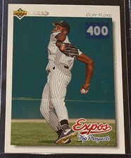🔥 CLIFF FLOYD ✨️ 1992 UPPER DECK MINORS TOP PROSPECT #267 ✨️ EXPOS ✨️ NMT-MT 