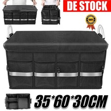 Kofferraumtasche KFZ Autobox Werkzeug Organizer 60 Liter Faltbar mit Deckel DE