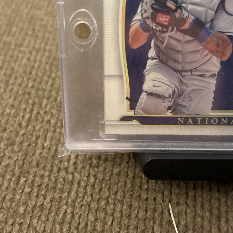 2022 Panini National Treasures - Colossal Materials Tomas Nido Holo Gold /25 - Image 3 of 4