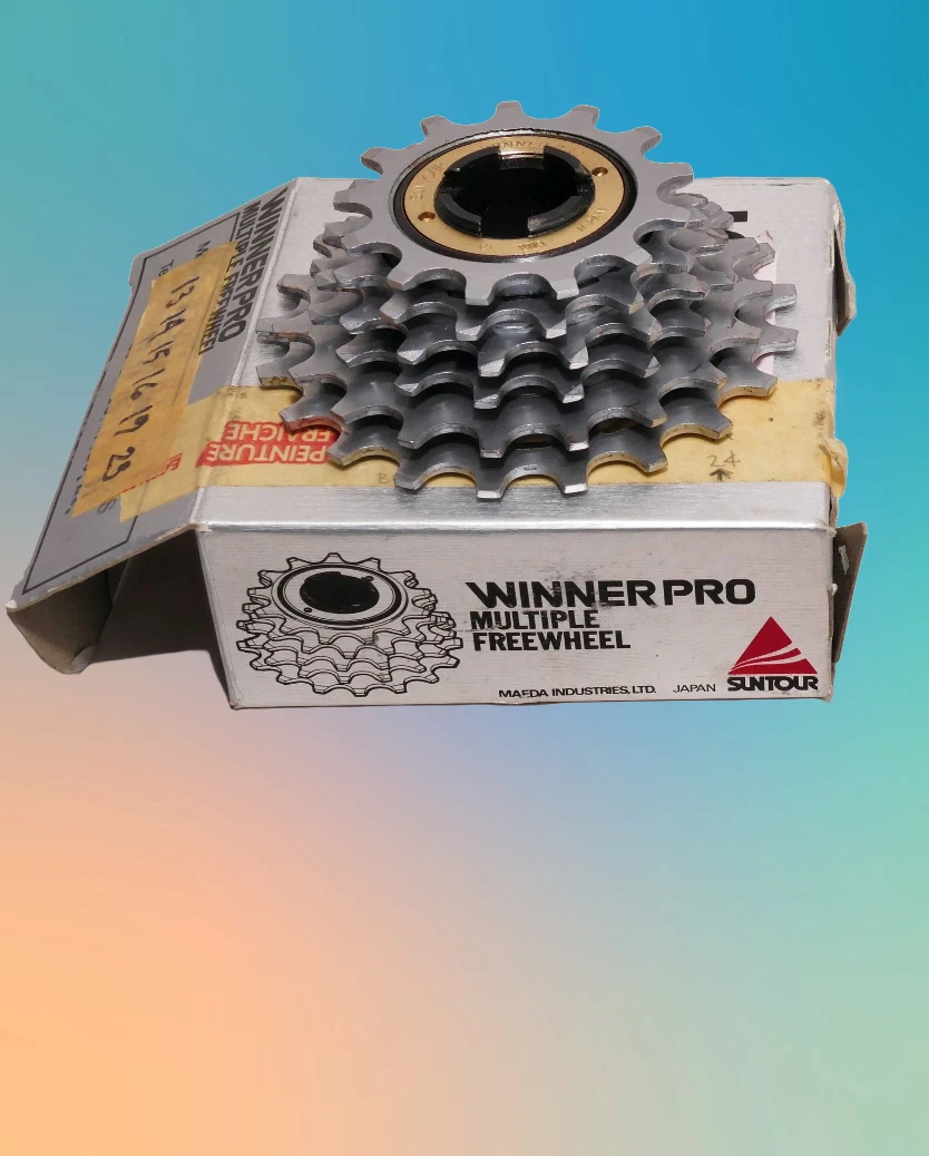 Roue Libre Vintage Suntour Winner - 6 Vitesses, 14-24 Dents, Fabrication Française
