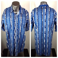 Vintage Wrangler Western Shirt Men's Large Tall Brushpopper Pearl Snap