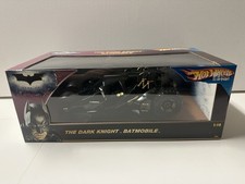 Hot Wheels The Dark Knight Batmobile 1:18 Black Batman Car