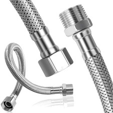 Xianglongy Edelstahl Flexschläuche 3/8 Zoll, 30cm – Robust & Flexibel für Was...