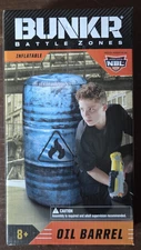 BUNKR Battle Zones Inflatable "Oil Barrel" for Nerf Paintball Obstacle Course