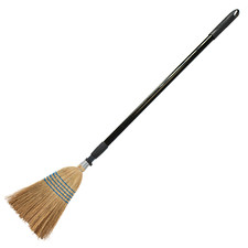 Telescopic Broom Extending Handle Extendable Sweeping Brush Corn Broom Head