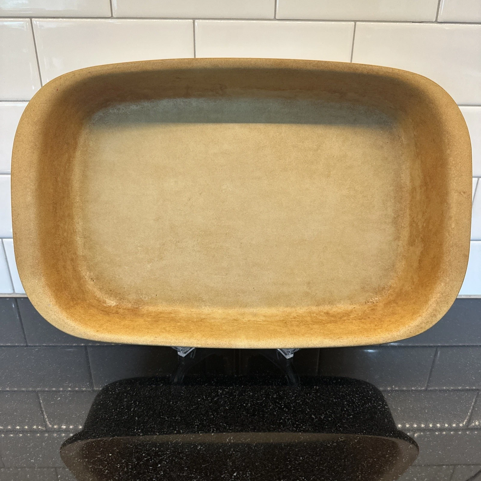 Pampered Chef Stoneware Casserole Lasagne Pan Baking Dish 13 X 9 Rectangle Used