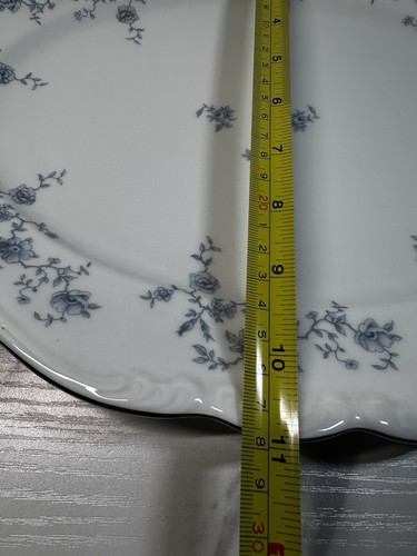 Johann Haviland 15” Serving Platter BLUE GARLAND - Backstamp BAVARIA, GERMANY - Picture 5 of 6