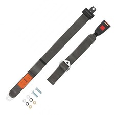 2 Point Lap Seat Belt For Nissan Prairie Adjustable Safety Strap In Grey