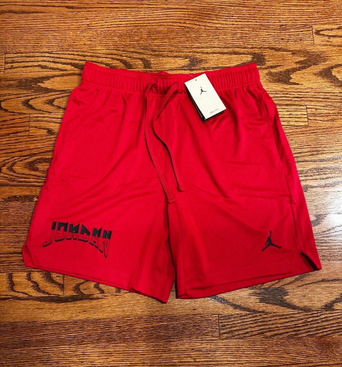 Air Jordan バスケットボールショーツ レッド Nike Air Jordan Sport Dri-FIT Mesh Shorts Mens Large Red Jumpman