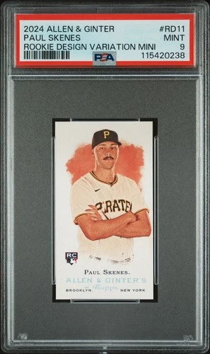 2024 Allen & Ginter Mini Rookie Design Variations Paul Skenes #RD-11 PSA 9 Mint