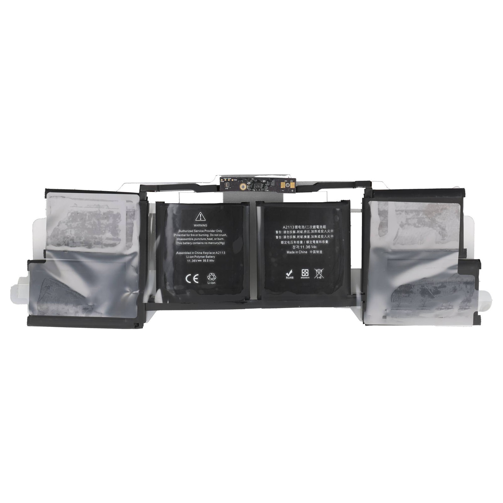 Batteria adatta per A2113 per MacBook Pro 16" A2141 (fine 2019), Li-Polymer, 11,36V foto 3