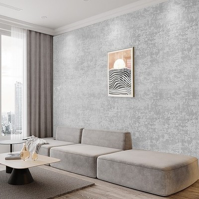 Betonoptik Tapete Silber Putz Beton Architekt Vliestapete Industriestil Hellgrau