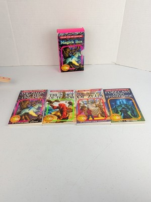 Choose Your Own Adventure MAGICK Box 4 Paperbacks Magic of the Unicorn, Zeus,...
