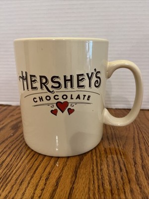 Hershey's Chocolate 24oz XL Oversized Coffee Mug With Love Hearts 5'' Extra Large