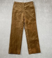 J Crew Pants Womens 6 Brown Kate Velvet Straight Leg Lined Dress Trousers