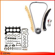 Full Gasket Set Timing Chain Kit Fits 06-11 Honda Civic 1.8L SOHC R18A1