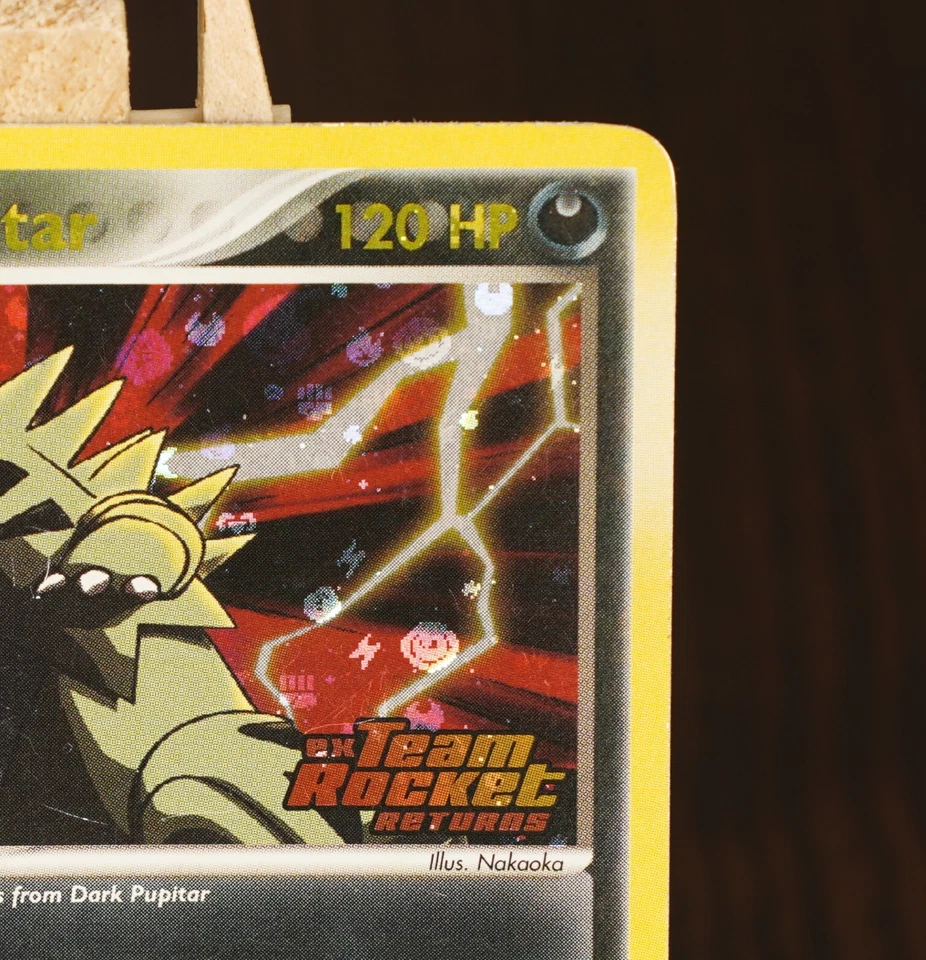 Pokémon TCG Dark Tyranitar EX Team Rocket Returns 19 Reverse Holo Rare Stamped - Image 4 of 4