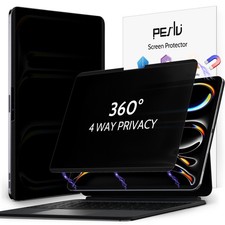 4-Way Magnetic Privacy Screen for iPad Pro 11 Inch M4/M5 2024/2025 5th/6th G...