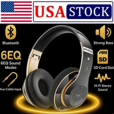 Bluetooth Headphones Over Ear, Foldable Headphones Wireless Bluetooth Headset US