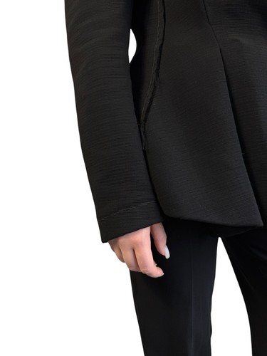 Yohji Yamamoto Y'S Runway S/S 2016 Women's Blazer 100% Wool Tailored Jacket Sz M - Picture 8 of 24