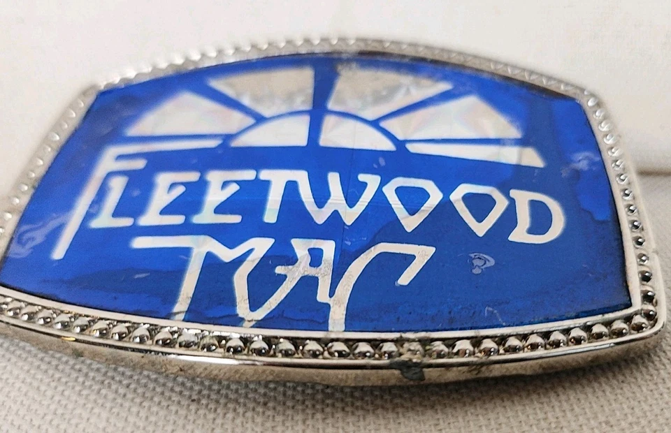 Hebilla de cinturón vintage Fleetwood Mac Prism años 70 Foto 4 de 4