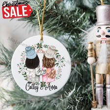 Personalized Ornament 1, Customized, BFF, Christmas, Gift, Individual.