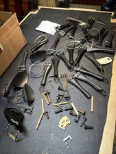 Old Violin parts chinrests, tailpieces, Tuner...