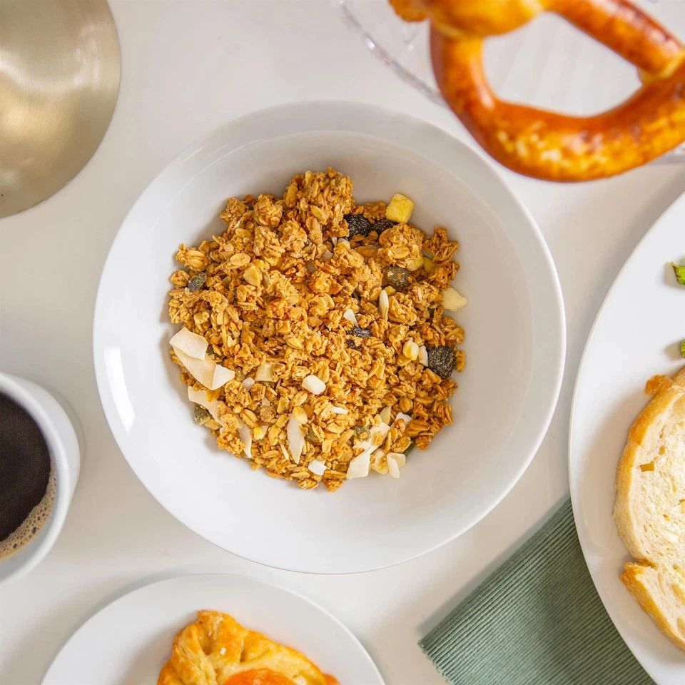 6x White Tableware Bowls 23cm Serving Salad Bowls Microwave Dishwasher Safe - Image 4 of 4